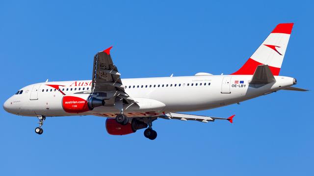 OE-LBY:Airbus A320-200:Austrian Airlines
